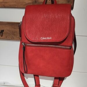Calvin Klein Red Backpack